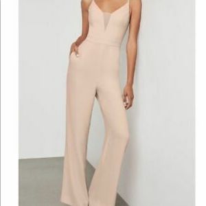 NWT Bcbgmaxazria Sleeveless Georgette Jumpsuit